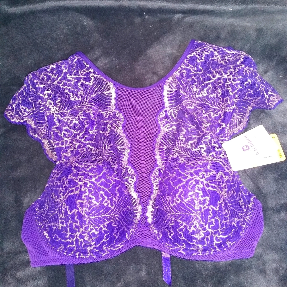 Wacoal Violet Lace Underwire Longline Bra